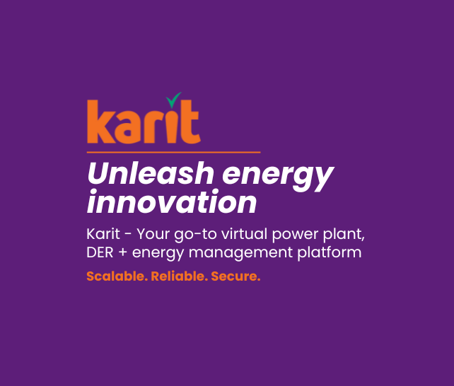 Unleash energy innovation with Karit. Your go-to virtual power plant, DER and energy management platform.